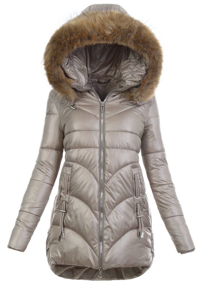 Damska Kurtka Zimowa Cappuccino