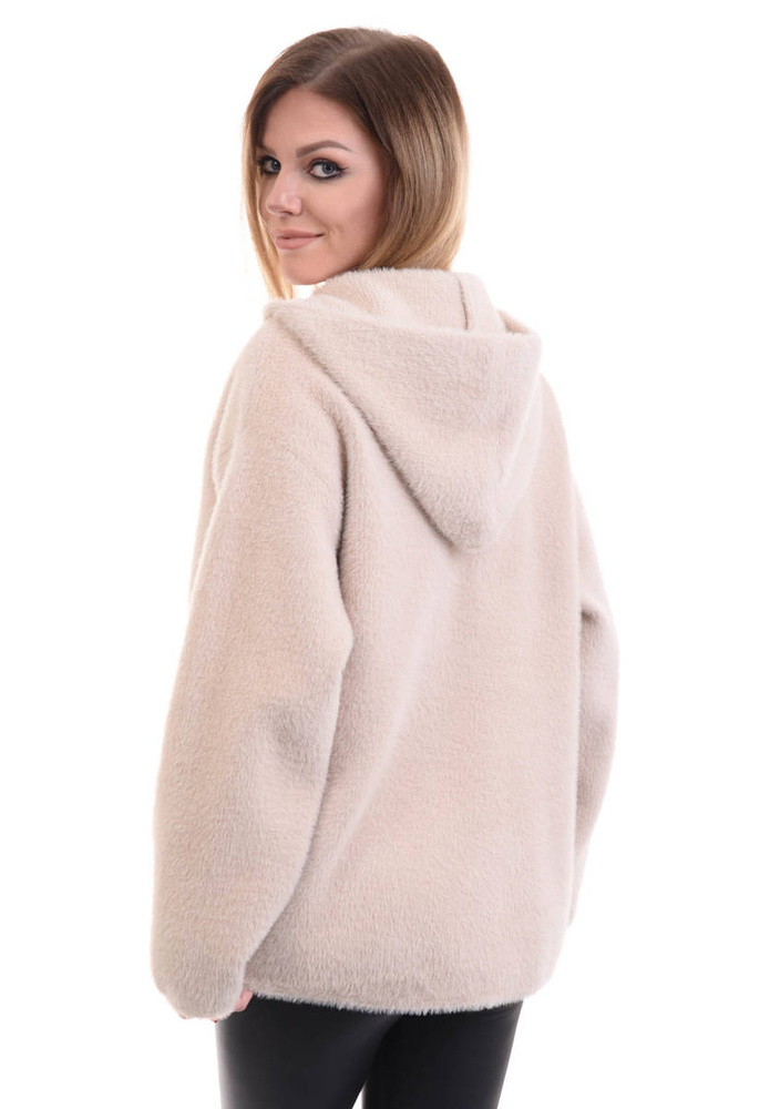 Damska Kurtka Alpaka Beżowa
