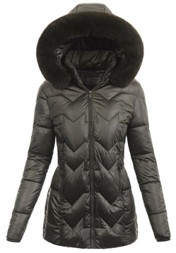 Damska Kurtka Zimowa Zielona