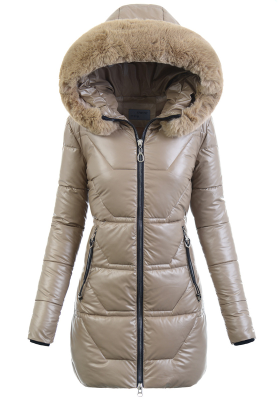 Damska Kurtka Zimowa Cappuccino