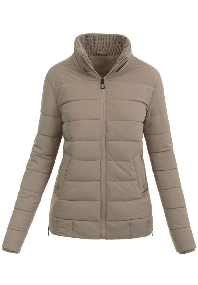 Damska Kurtka Zimowa Brązowa