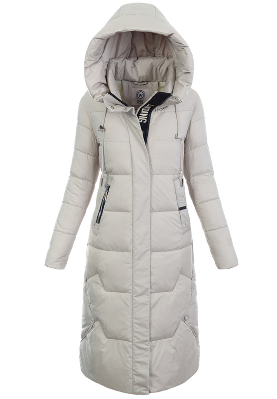 Damska Zimowa Ortalionowa Kurtka Oliwkowa