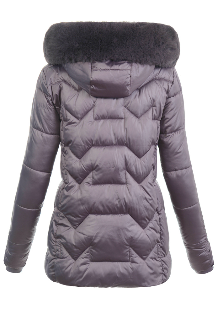 Damska Kurtka Zimowa Fioletowa