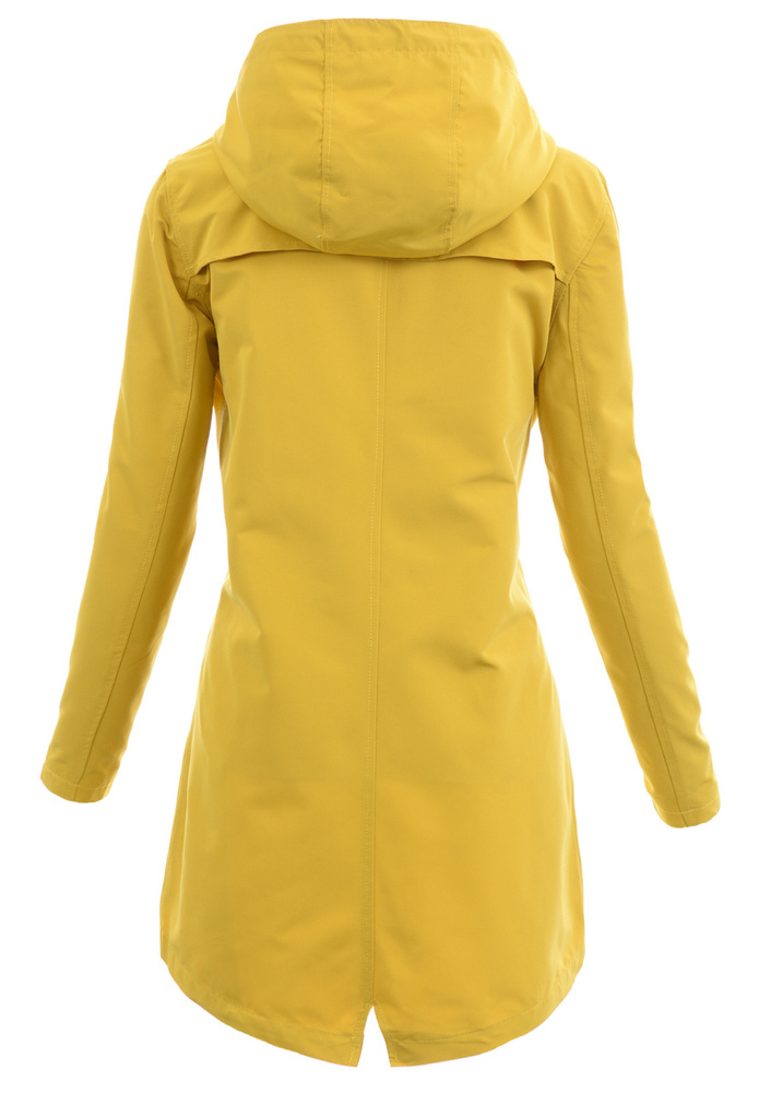 Kurtka Parka Wiosenna Żółta
