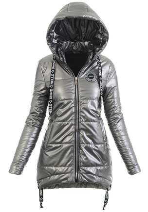 Kurtka Wiosenna Grafitowa