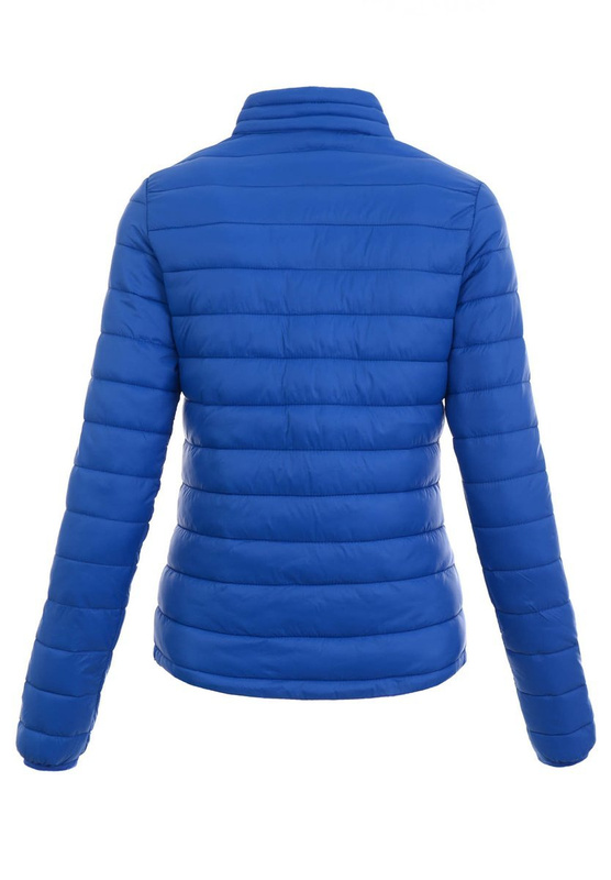 Damska Wiosenno-Jesienna Kurtka Niebieska
