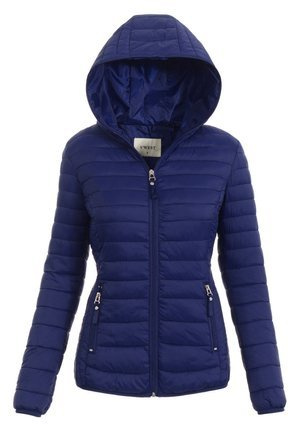 Damska Wiosenno-Jesienna Kurtka Granatowa