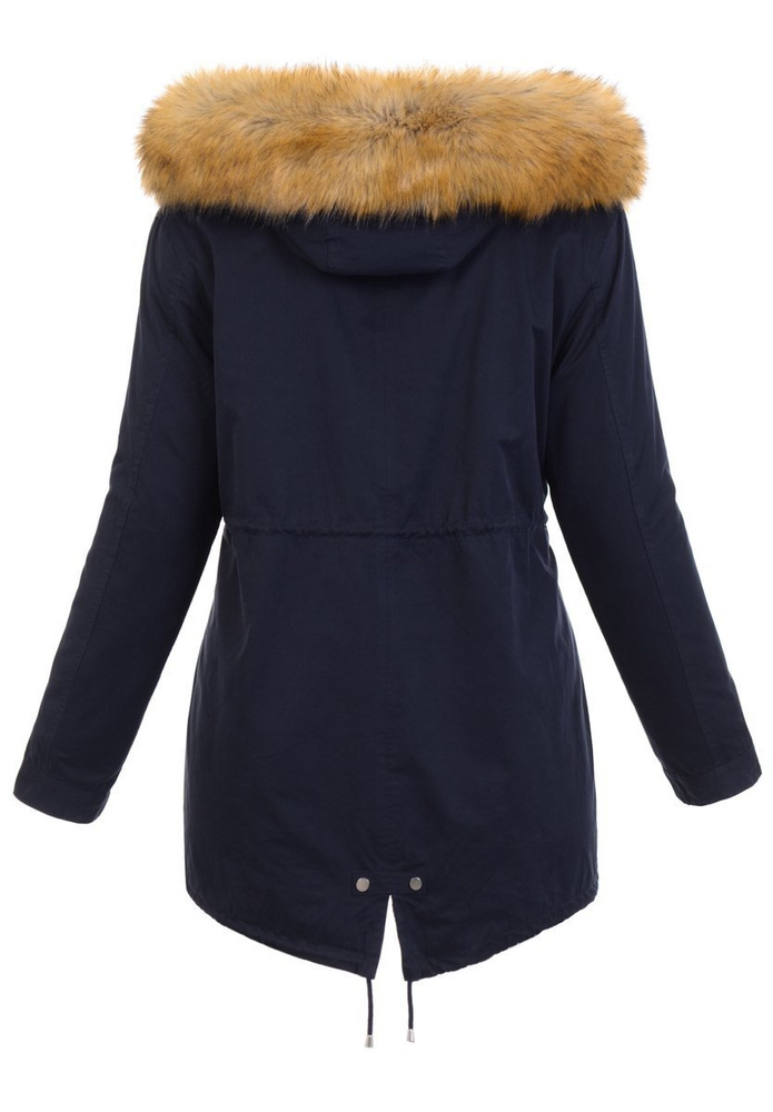 Damska Parka 2w1 Joanna Ciemno Granatowa