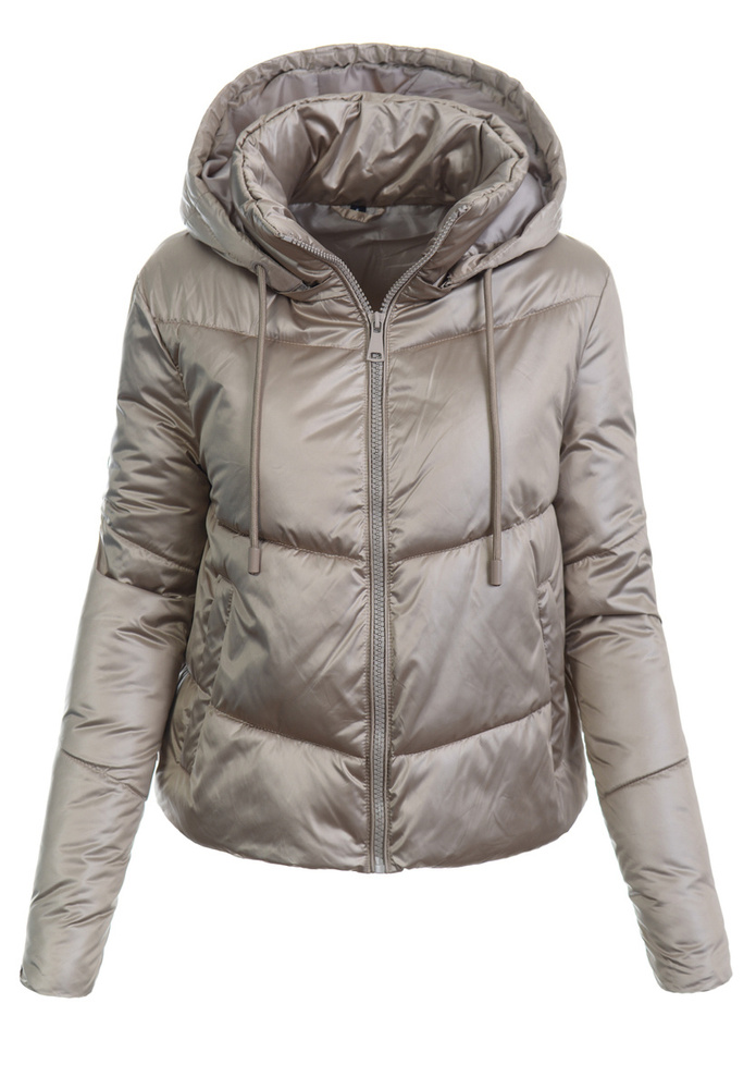 Kurtka Parka Wiosenna Beżowa