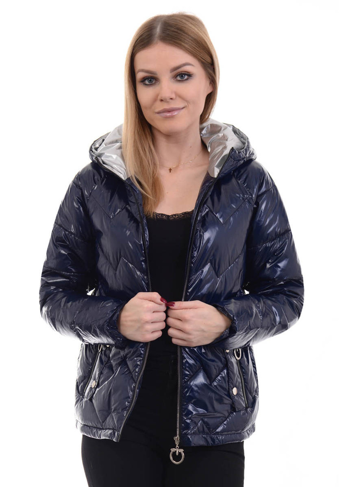 Damska Wiosenna Ortalion Kurtka Czarna