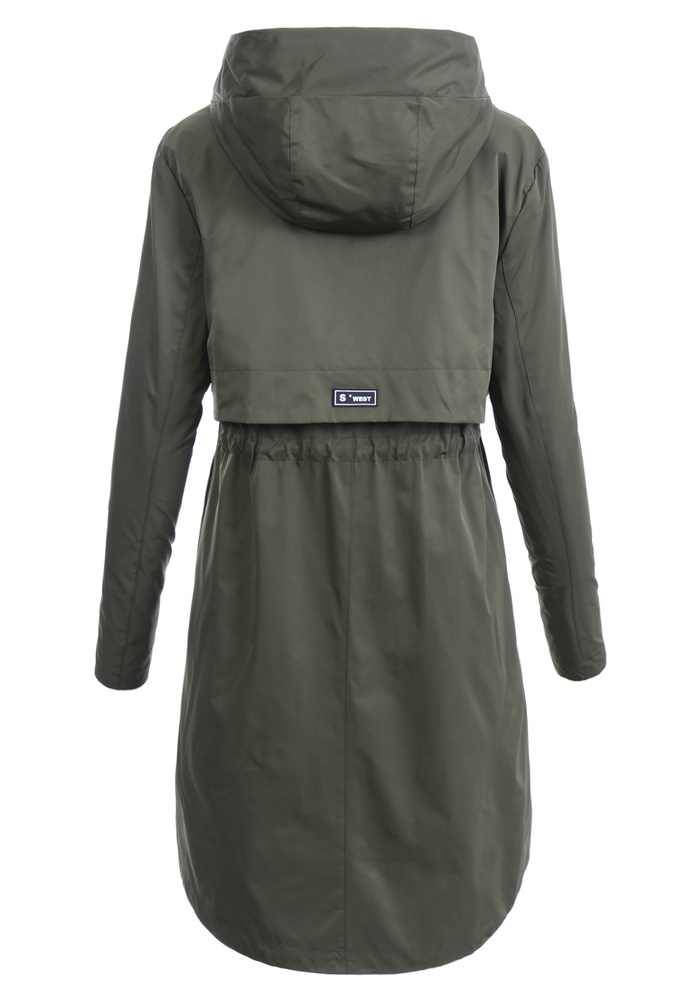 Kurtka Parka Wiosenna Zielona