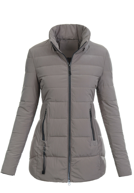 Damska Kurtka Zimowa Brązowa