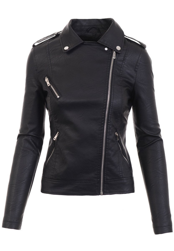 Damska Kurtka Ramoneska Czarna