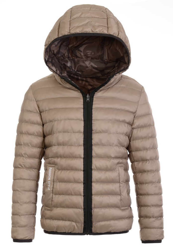Męska Kurtka Jesienna Khaki