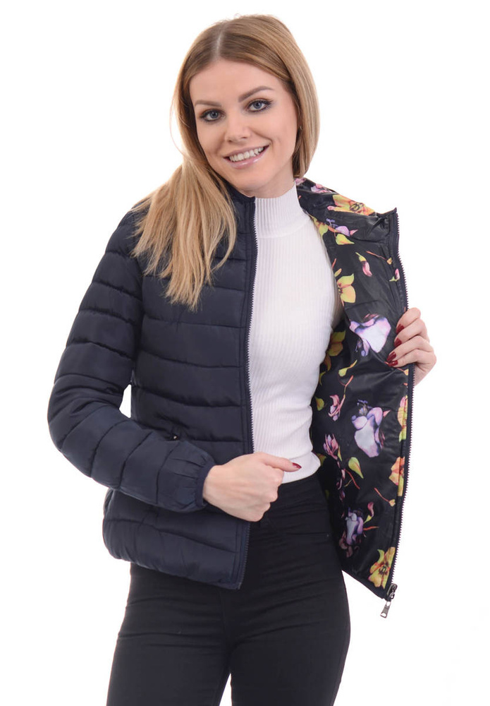 Dwustronna Kurtka Przejściowa Granatowa