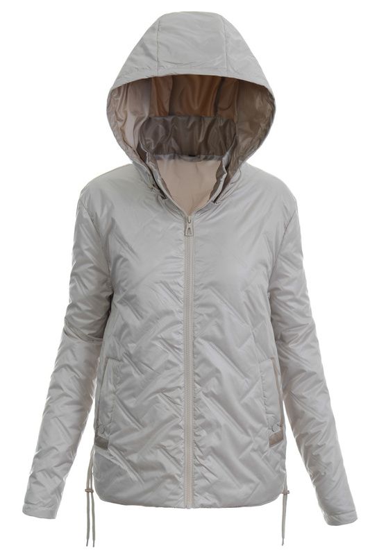 Kurtka Parka Wiosenna Ecru