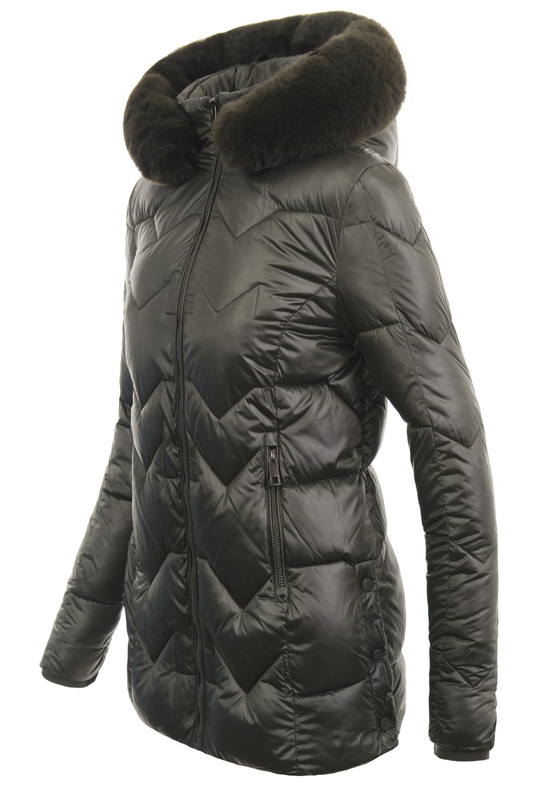 Damska Kurtka Zimowa Zielona