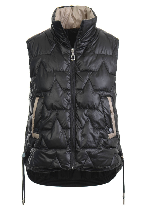 Damska Kamizelka Bezrękawnik Biały