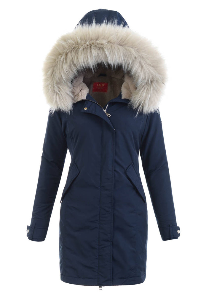 Parka Zimowa Granatowa