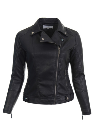 Damska Kurtka Ramoneska Czarna