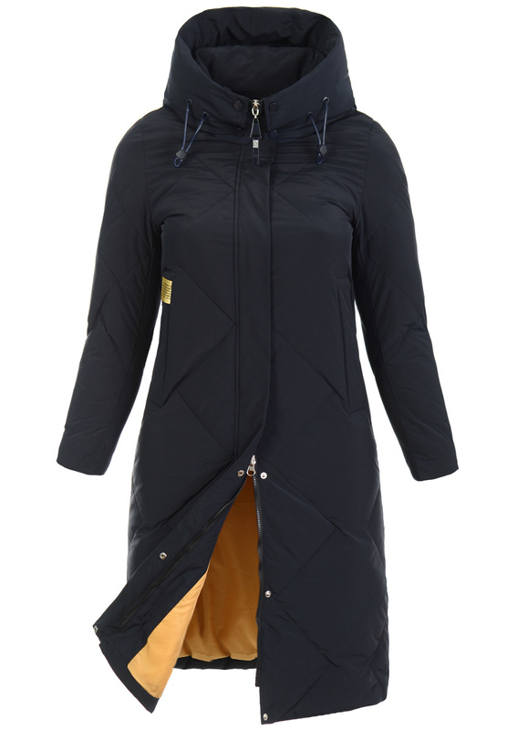 Damska Zimowa Ortalionowa Kurtka Granatowa