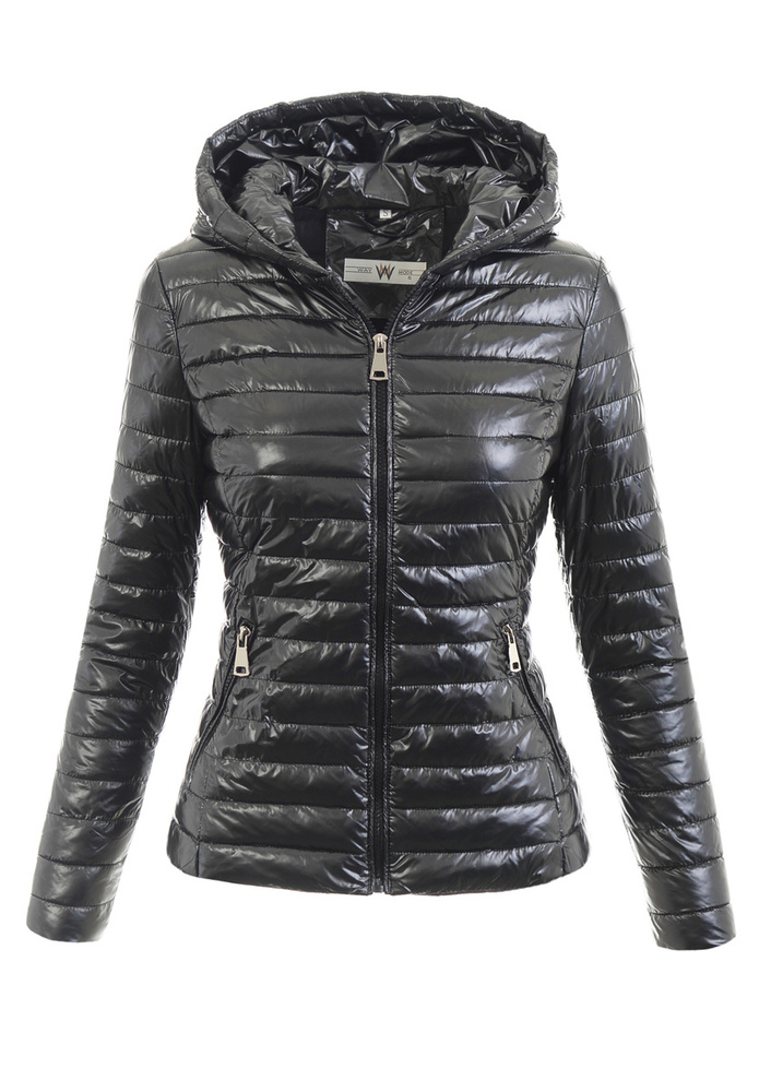 Kurtka Ortalionowa Wiosenna Czarna