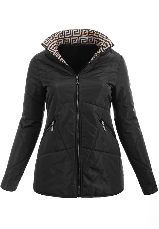 Kurtka Wiosenna Czarna