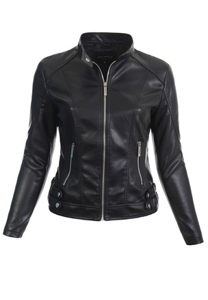 Damska Kurtka Ramoneska Czarna