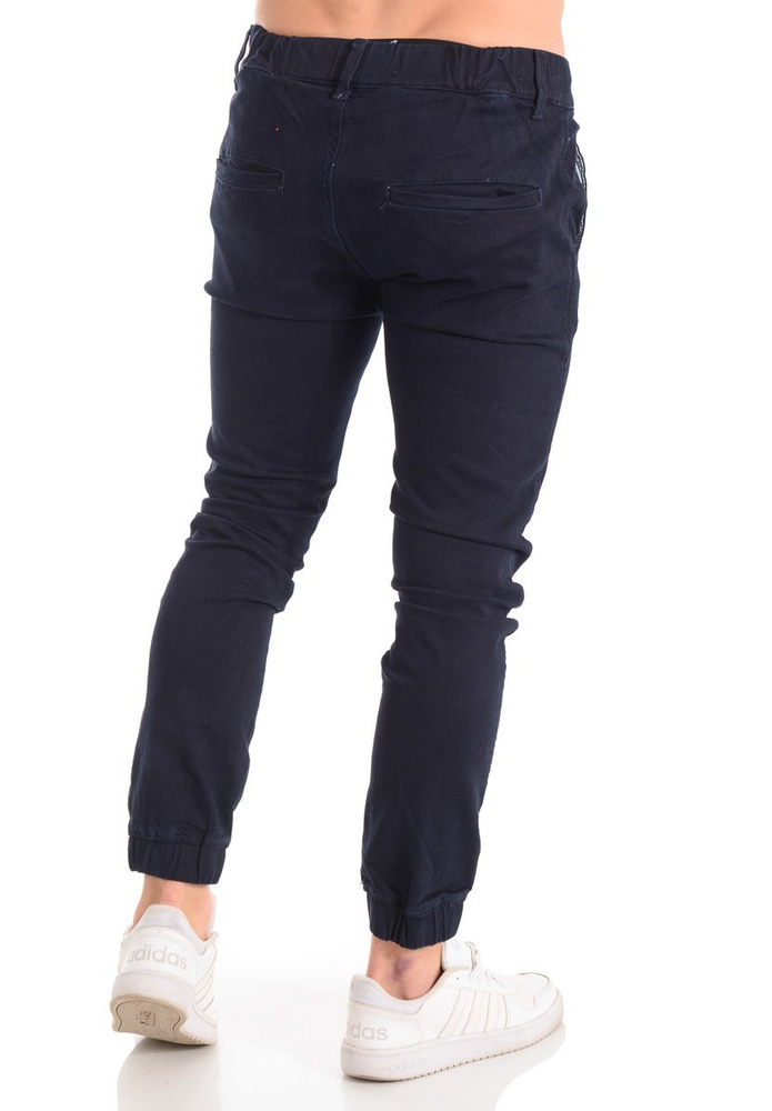 Męskie Spodnie Joggery Granatowe