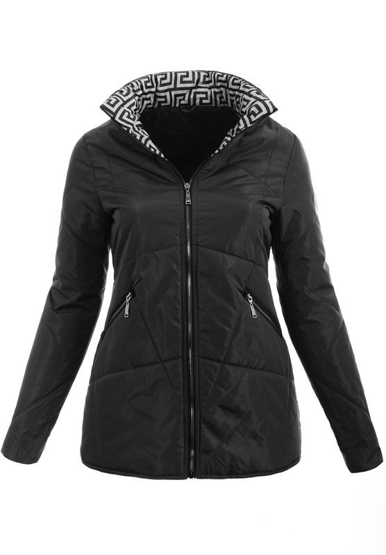 Kurtka Wiosenna Czarna