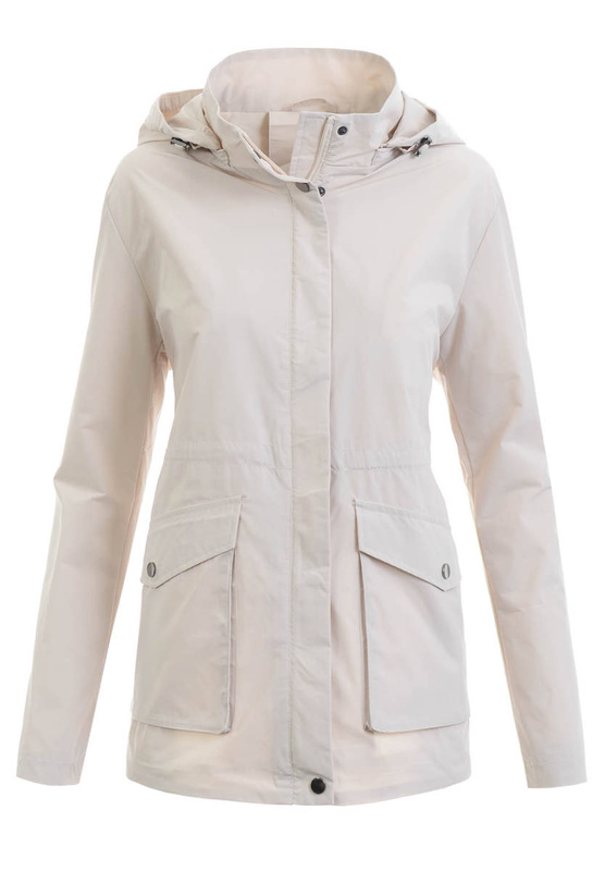 Kurtka Ortalionowa Wiosenna Beżowa