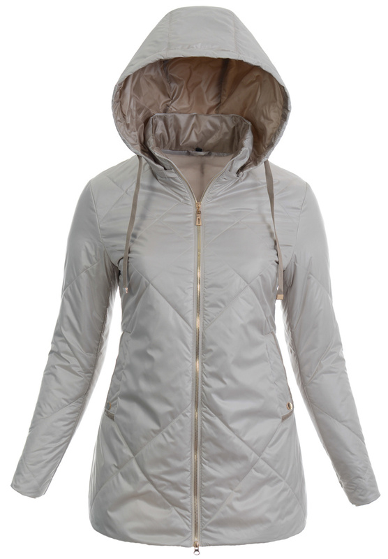 Kurtka Parka Wiosenna Ecru