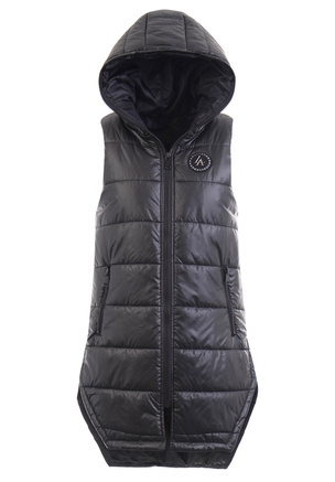 Damska Kamizelka Bezrękawnik Czarny