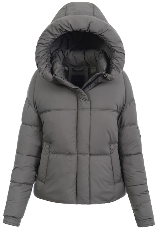 Damska Kurtka Zimowa Brązowa