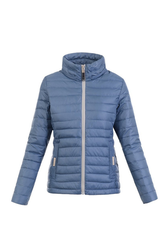 Damska WiosennoJesienna Kurtka Ciemno Niebieska