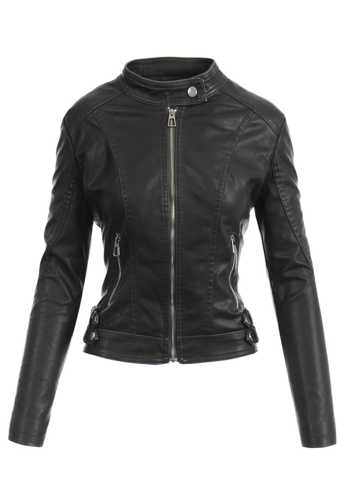 Damska Kurtka Ramoneska Czarna