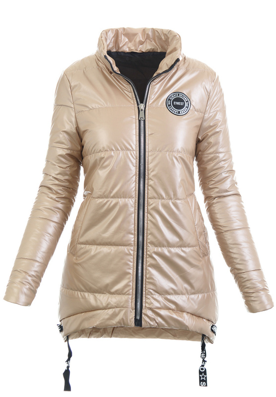 Kurtka Parka Wiosenna Beżowa