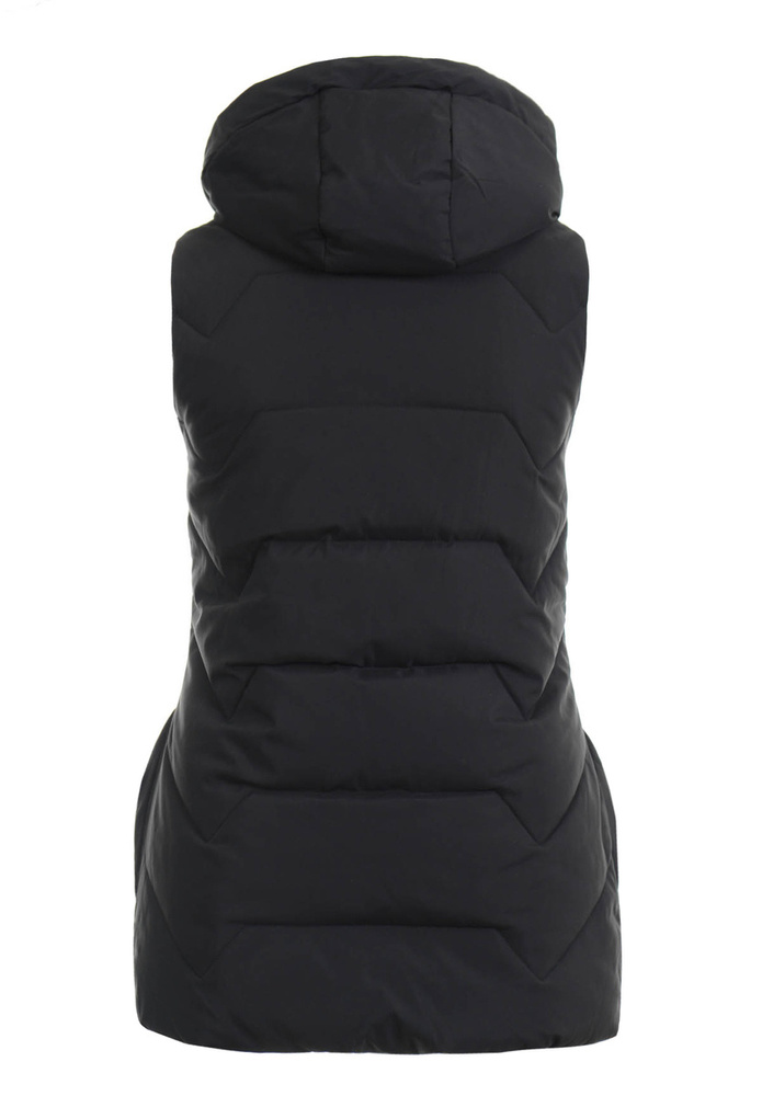 Damska Kamizelka Bezrękawnik Czarna
