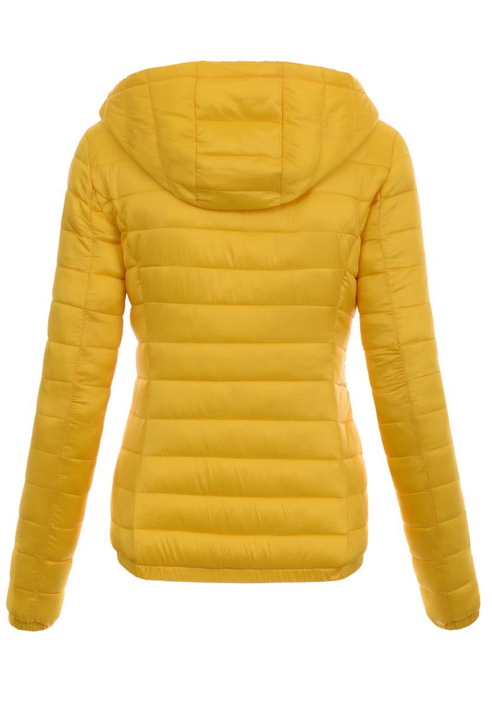 Damska Wiosenno-Jesienna Kurtka Żółta
