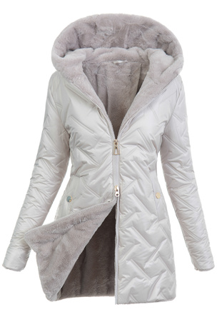 Damska Kurtka Zimowa Różowa