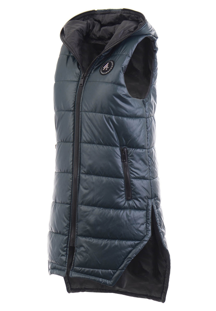 Damska Kamizelka Bezrękawnik Zielony