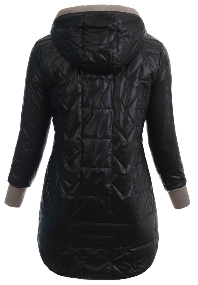 Kurtka Parka Wiosenna Czarna