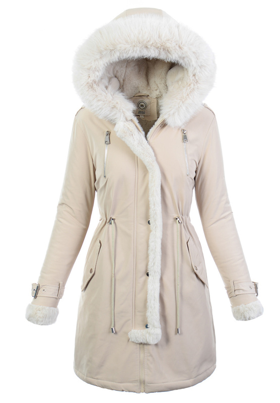 Parka Zimowa Beżowa