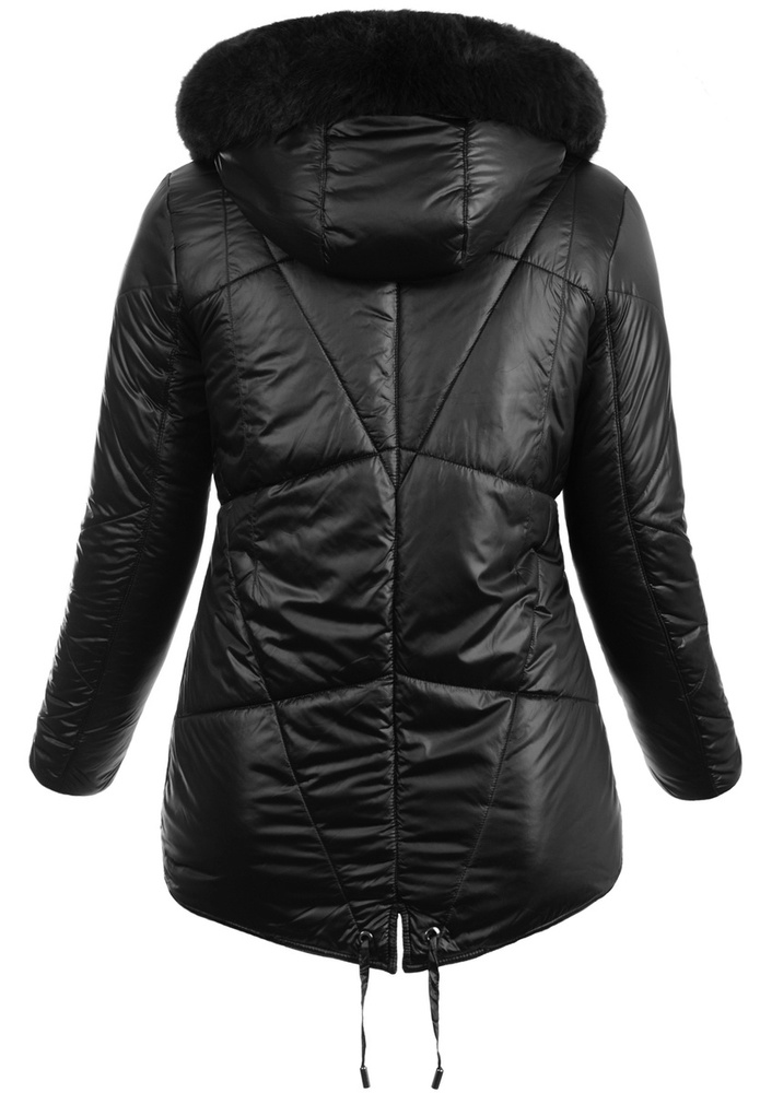 Damska Zimowa Ortalionowa Kurtka Beżowa