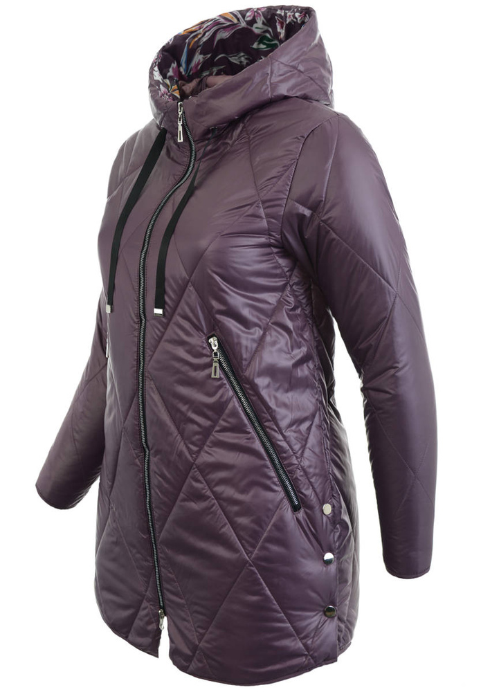 Kurtka Wiosenna Fioletowa