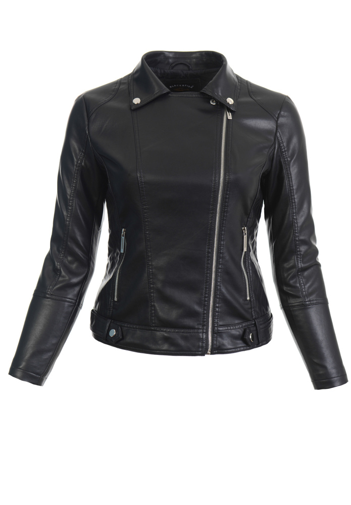 Damska Kurtka Ramoneska Czarna