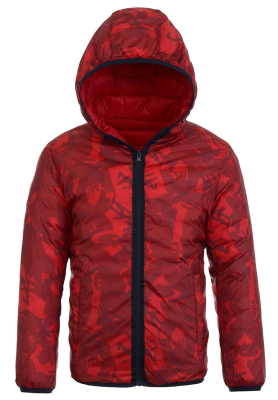 Męska Kurtka Jesienna Czerwona