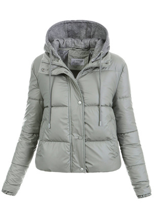 Damska Zimowa Ortalionowa Kurtka Khaki