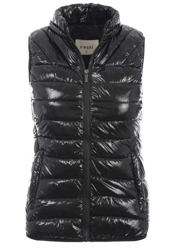 Damska Kamizelka Bezrękawnik Roma Czarny