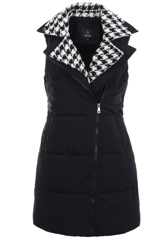 Damska Kamizelka Bezrękawnik Czarna